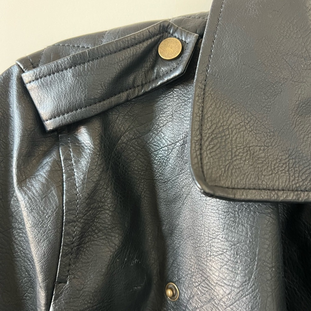 Universal Thread Black Leather Jacket - image 3